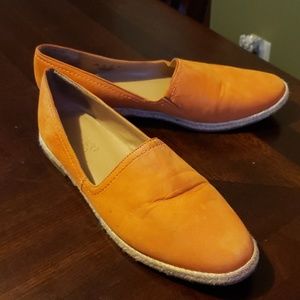 Franco Sarto Orange Flats